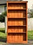 $1 RESERVE! BEAUTIFUL ‘HARVEY NORMAN’ LARGE RUSTIC SOLID WOOD BOOKSHELVES! Carousel 14