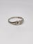 Vintage Sterling Silver love ring with gemstone size O Carousel 1