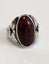 Vintage Red Jasper? & Sterling Silver ring size O Carousel 2