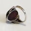 Vintage Red Jasper? & Sterling Silver ring size O Carousel 4