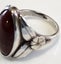 Vintage Red Jasper? & Sterling Silver ring size O Carousel 5