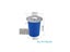 8L Stainless Steel Countertop Bench Top Mount Waste Garbage Trash Bin With Lid Carousel 1