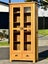 $1 RESERVE! ABSOLUTELY BEAUTIFUL ‘EARLY SETTER’ SOLID OAK GLASS CABINET! Carousel 6