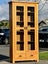 $1 RESERVE! ABSOLUTELY BEAUTIFUL ‘EARLY SETTER’ SOLID OAK GLASS CABINET! Carousel 8