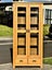$1 RESERVE! ABSOLUTELY BEAUTIFUL ‘EARLY SETTER’ SOLID OAK GLASS CABINET! Carousel 10