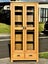$1 RESERVE! ABSOLUTELY BEAUTIFUL ‘EARLY SETTER’ SOLID OAK GLASS CABINET! Carousel 15