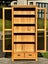 $1 RESERVE! ABSOLUTELY BEAUTIFUL ‘EARLY SETTER’ SOLID OAK GLASS CABINET! Carousel 18