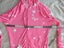 Victoria secret Pink hoodie full zip long sleeve knit jersey barbie womens Small Carousel 5