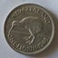 NEW ZEALAND SILVER FLORIN COIN 1946 FLAT BACK VARIETY, VF/aEF!, $1 RES!! Carousel 1