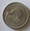 NEW ZEALAND FLORIN COIN 1948, EF!, $1 RES!! Carousel 1