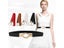 1 Pcs Fashion Women PU Leather Belts Multi Solid Color Waist Band Thin Elastic Carousel 3
