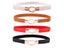 1 Pcs Fashion Women PU Leather Belts Multi Solid Color Waist Band Thin Elastic Carousel 4