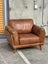 SPECTACULAR FARMERS "HENDRIX" GENUINE ANILINE LEATHER ARMCHAIR Carousel 1