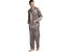 Mens Silk Satin Pajamas Set Sleepwear U.S. S-M-XXL-4XL Fits All Seasons Carousel 6
