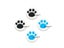 IVYUEEN 4 PCS Cat Paw Silicone Analog Thumb Sticks Grips Caps For PlayStation 5 Carousel 1