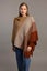 McDonald Possum Merino Ombre Womens Poncho-Harvest Carousel 1