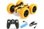 2.4GHz 4WD Fast RC Car Kids Toy Double Sided 360 Degree Rotating RC Truck-Yellow Carousel 1