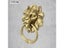 Vintage Brass Casting Lion Head Door Knocker Solid Wood Villa Courtyard Gate Carousel 3