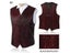 GUSLESON Mens Waistcoats Slim Fit Paisley Vest Suit For Party Wedding Carousel 3