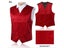 GUSLESON Mens Waistcoats Slim Fit Paisley Vest Suit For Party Wedding Carousel 6