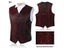 GUSLESON Mens Waistcoats Slim Fit Paisley Vest Suit For Party Wedding Carousel 1