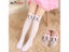 Summer Children's Baby Kids Girls Thin Tights Pantyhose Knee Fake Tattoo Velvet Carousel 8