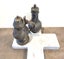 Circa. 18th Century Pewter Mustard Pot & Salt or Sugar Shaker. German in Origin. Carousel 7