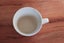 Sorrento Cup and saucer - orange - worn Carousel 6