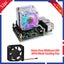 Raspberry Pi 4 Model B ICE Tower RGB Cooling Fan Copper Tube Cooler 5-Layer Carousel 3