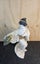 Hakata doll. A traditional clay Doll from Fukuoka. Unglazed white clay. Carousel 4