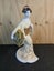 Hakata doll. A traditional clay Doll from Fukuoka. Unglazed white clay. Carousel 5