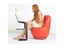 Cooling Fan Laptop Desk Portable Adjustable Foldable PC Lapdesk With Mouse Pad Carousel 13