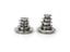 10pcs Round Cabinet Air Duct Vent Dia.19mm-53mm Steel Louver Mesh Hole Plug Carousel 7