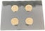 AUSTRALIA 2022 DINOSAURS (4 x $1 coins) COIN SET IN FOLDER UNC Carousel 4
