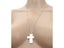 Gucci Sterling Silver Large Cross Long Chain Pendant Necklace Carousel 4