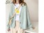 H.SA Women Spring Solid Cashmere Sweater Coat Korean Chic Casual Cardigans Carousel 3