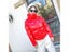 Winter Down Cotton Padded Jacket For Women Thick Black Short Shiny Yellow Red Carousel 5