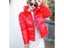 Winter Down Cotton Padded Jacket For Women Thick Black Short Shiny Yellow Red Carousel 1