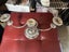 3 point Silver Plate Candelabra Carousel 6