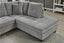 NEBULA Premium Sectional Sofa with Storage Ottoman (Misty Grey) - Facing Right Carousel 9
