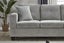 NEBULA Premium Sectional Sofa with Storage Ottoman (Misty Grey) - Facing Right Carousel 10