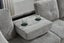 NEBULA Premium Sectional Sofa with Storage Ottoman (Misty Grey) - Facing Right Carousel 11