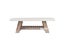 ANTON White Concrete on Solid Acacia Wood Coffee Table Carousel 2