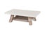 ANTON White Concrete on Solid Acacia Wood Coffee Table Carousel 3