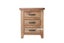 FRANCO 3-Drawer Solid NZ Pine Wood Bedside Table Carousel 1