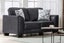 CAMILLA Tech Fabric Sofa Range (Black) - 2 Seater Carousel 1