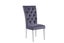 PHILIPE Velvet Dinning Chair (Grey) Carousel 1