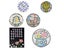 60 Sztuk Rzemioslo Mikro Ceramiczne Pas Mozaika Dla DIY Owalnych Ceramicznych Carousel 6