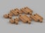 Multi-pack, 5cm Joiners/Straights - Train Tracks, 3D Printed by The Useful Kiwi Carousel 1