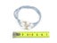 Child Cute Bow Crystal Elastic Hair Band Rubber Band Hair Accessories Kids Wig Carousel 1